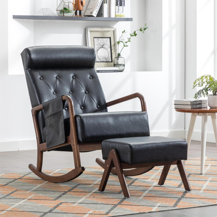 Oliver Rocking Chair With Ottoman Wayfair